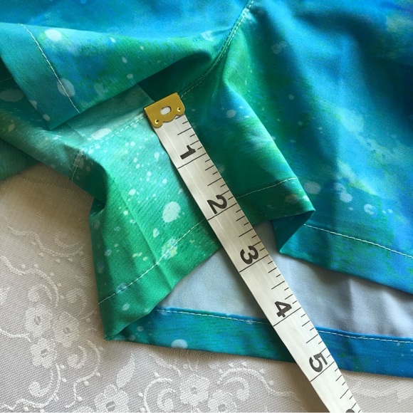 Guy Harvey Women’s Size L Tie-Dye Blue Shorts Dri-Fit Drawstring Elastic Waist - Picture 10 of 16